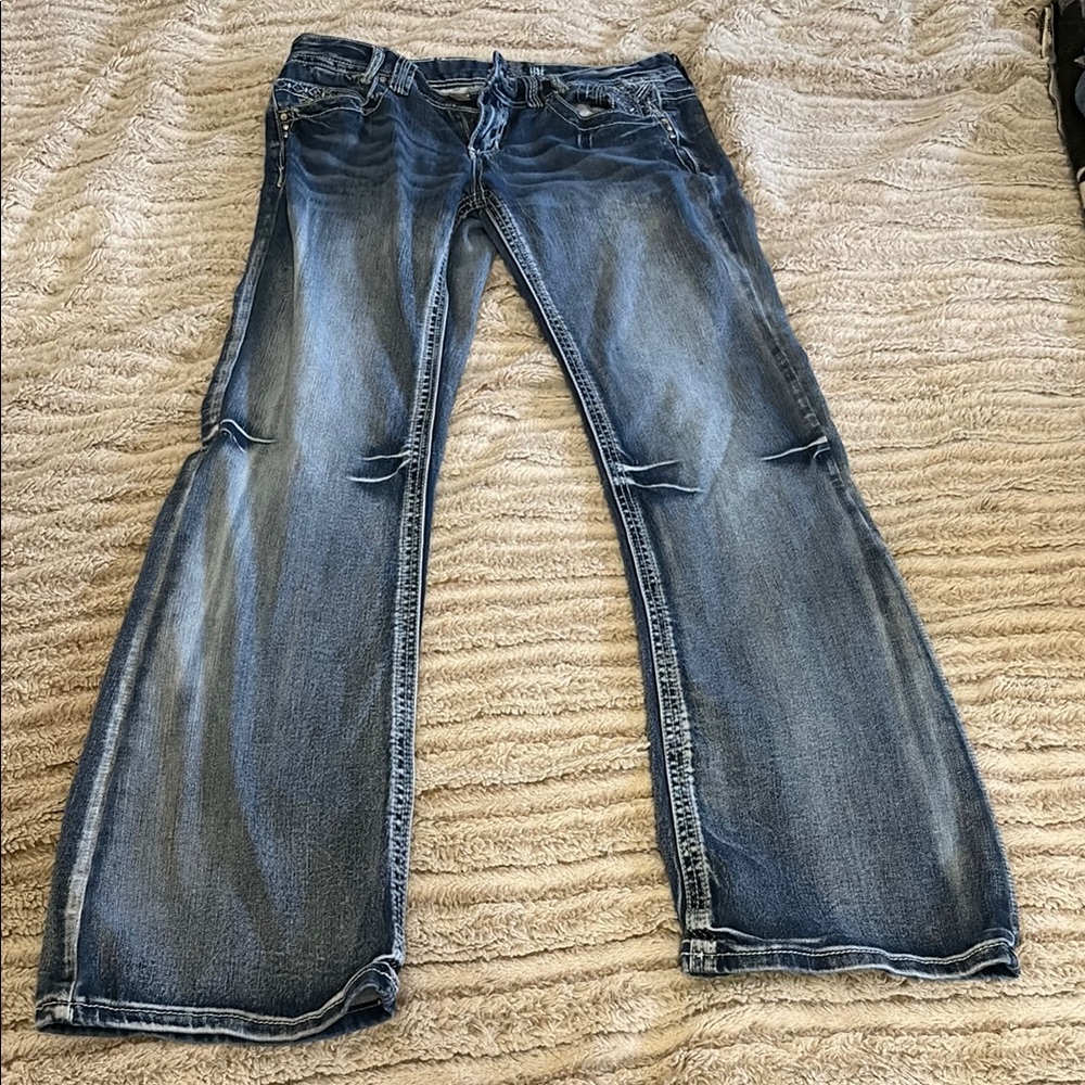 Amethyst Jeans Blue Boot Cut Denim